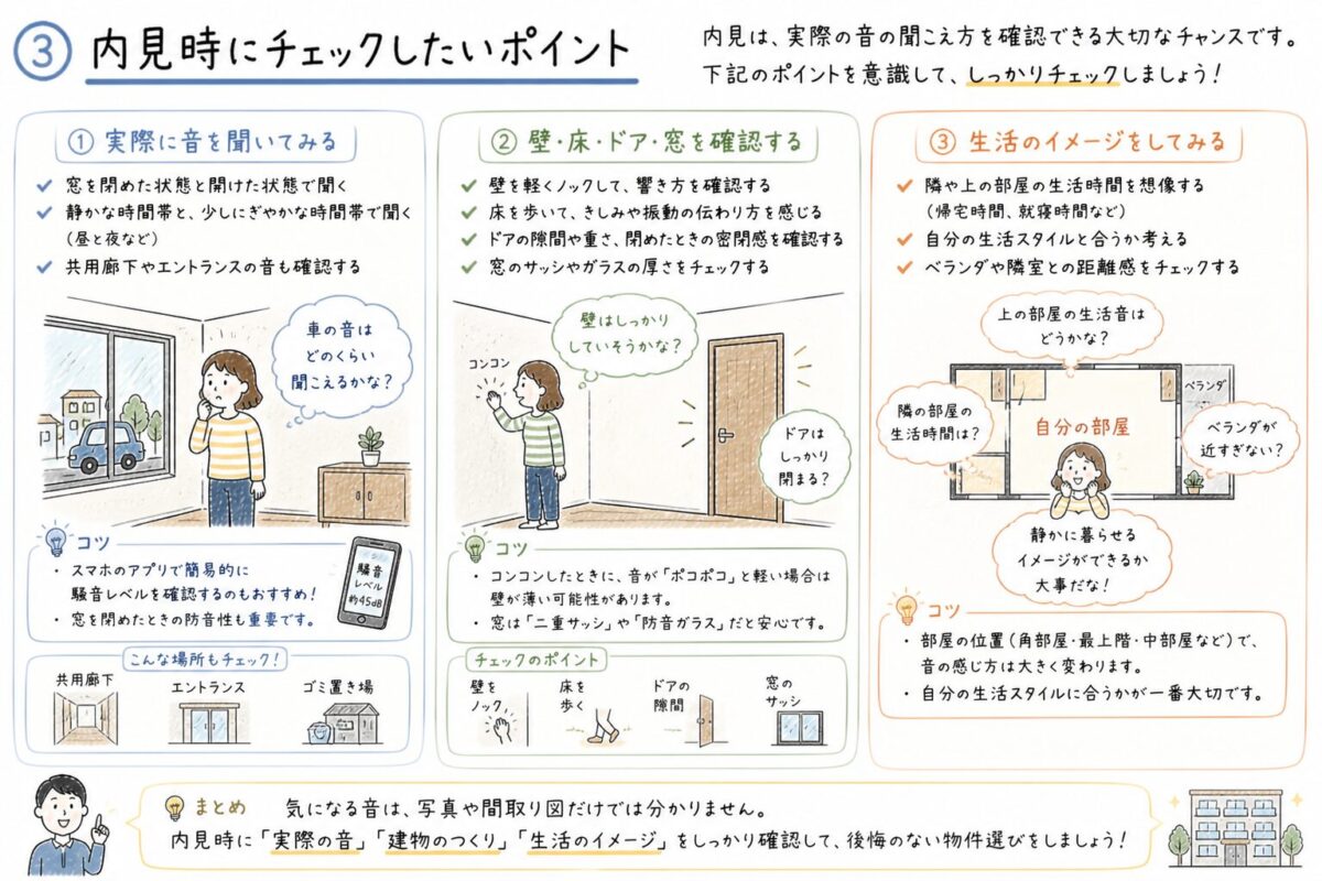 内見チェックポイント