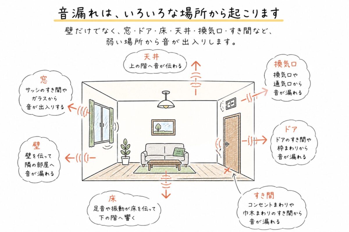 音漏れの全体図