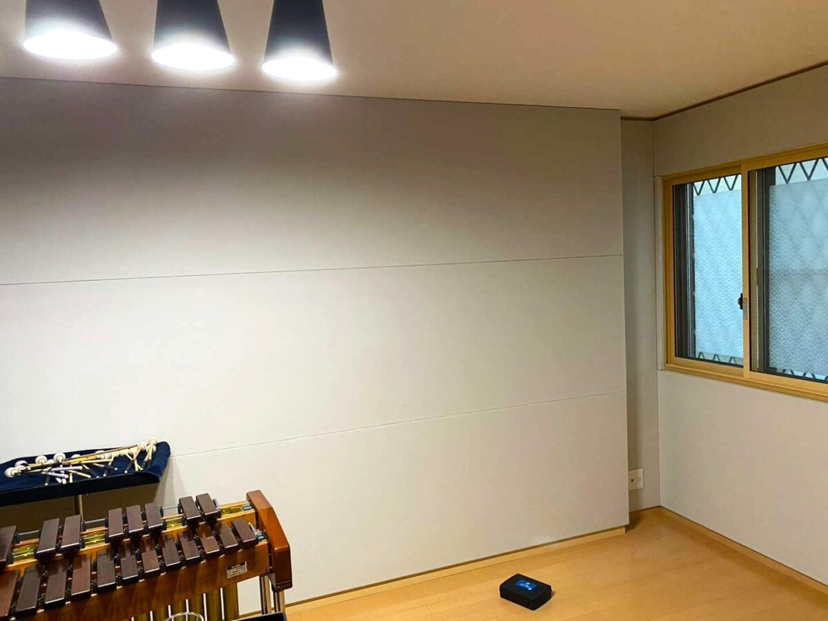 大阪府交野市 マリンバ教室 防音工事