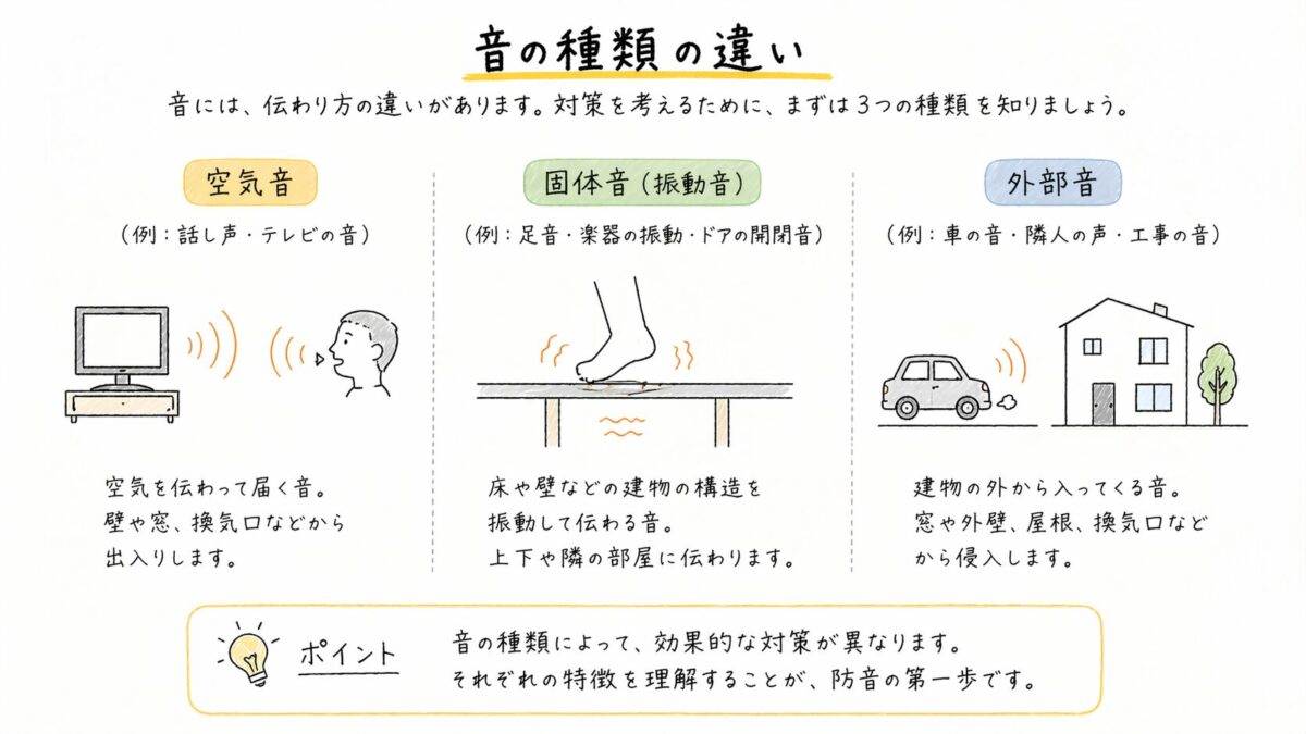 音の種類の違い図解