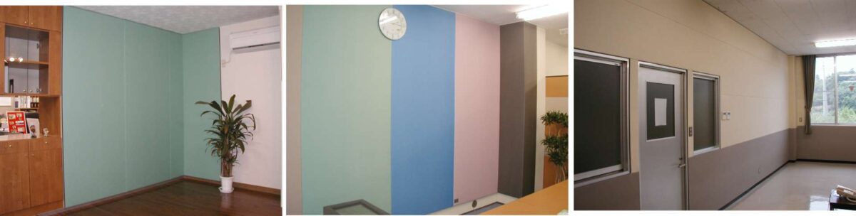 差し目地工法の意匠例