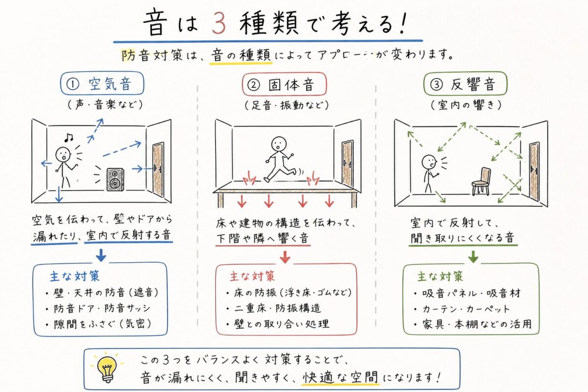 音は３種類で考える